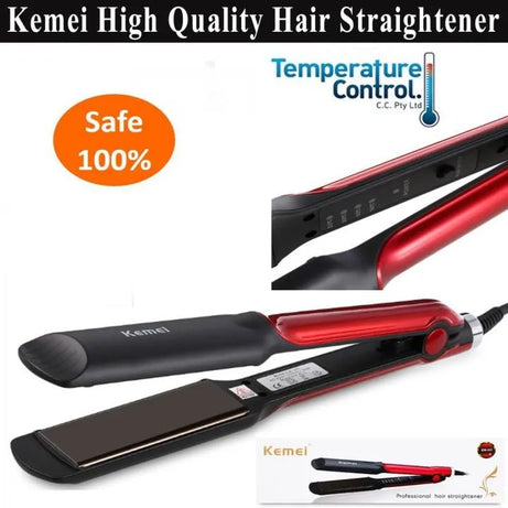 Kemei Km-531 Professional Hair Straightner with Temperature Control ionic plate hair straight - Oshi.pk - Buy & Sell Online