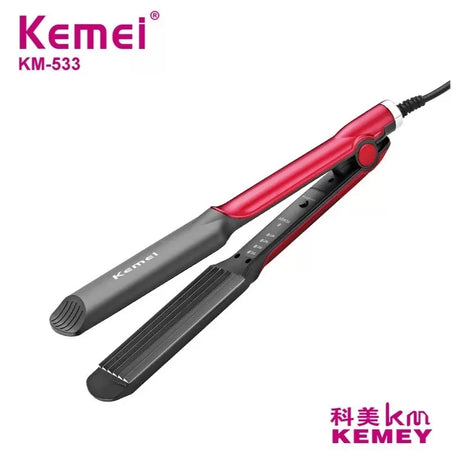 Kemei km-533- Professional Hair Crimper wide plate instant heating temperature control - Oshi.pk - Buy & Sell Online