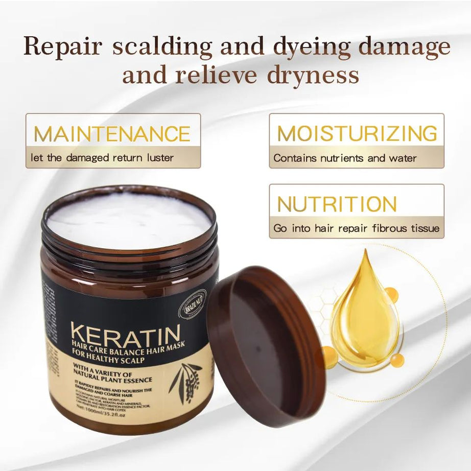 KERATIN HAIR STRAIGHTENING CREAM