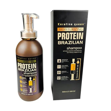 Keratin Protein Brazilian Hair Straightening Shampoo Imported 800ml - Oshi.pk - Buy & Sell Online