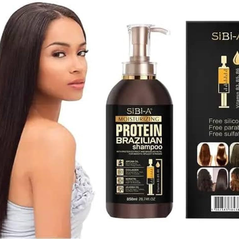 Keratin Protein Brazilian Hair Straightening Shampoo Imported 800ml - Oshi.pk - Buy & Sell Online