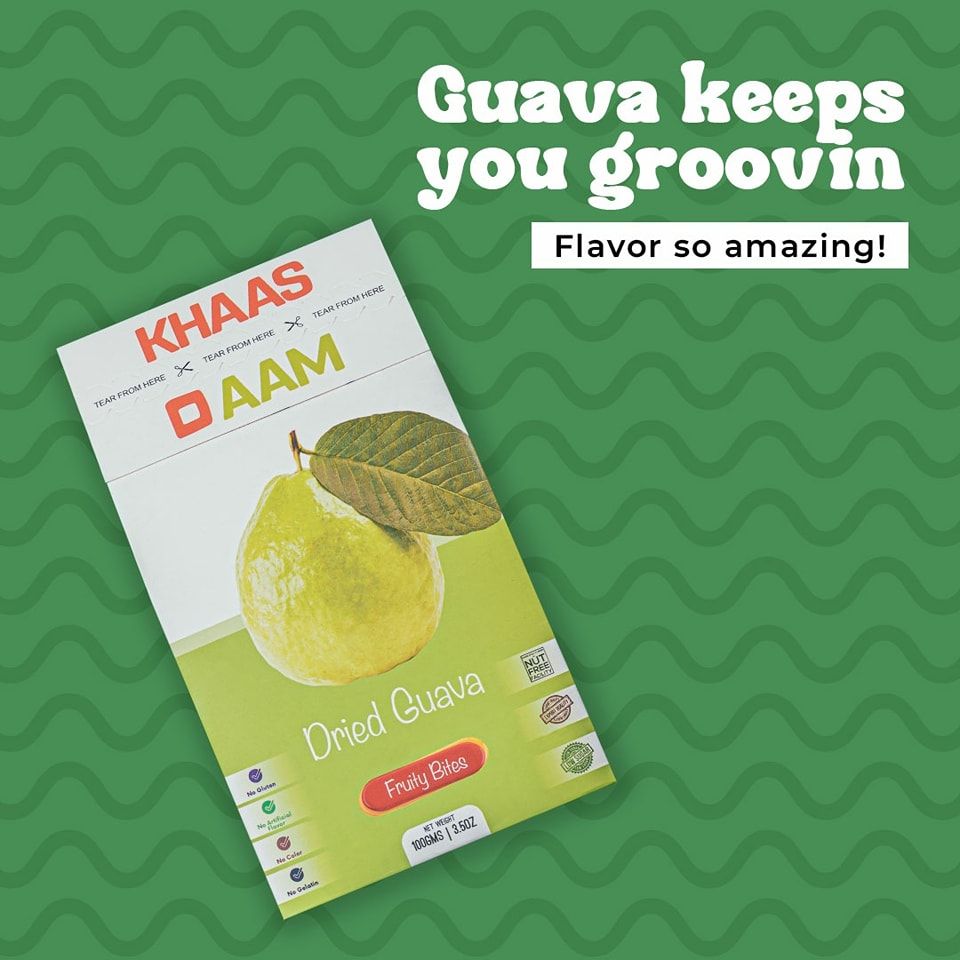 Khaso Aam Dried Guava Flavor 100 Gram, 100% Natural Amrood Fruit Candy Premium Amrud Fruity Bar, Amrod Candy Guawa Pulp Jelly Fruit Bites - Oshi.pk - Buy & Sell Online