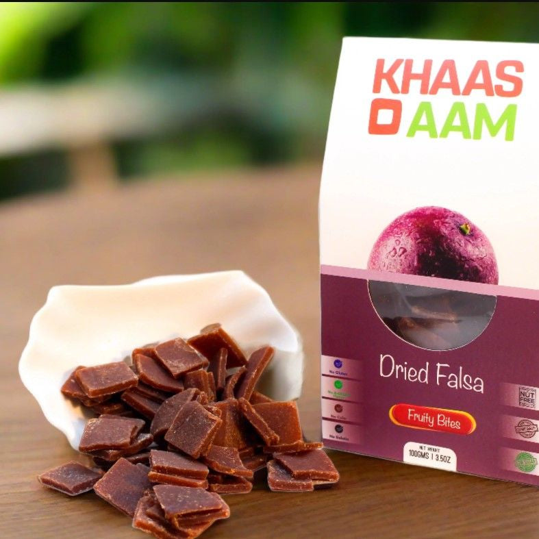 Khaso Aam Falsa 100 Gm With Tester Mango Chilli 40gm 100% Natural Dried berry Fruit Candy | KhasoAam Premium Sherbet Berry Fruit Bar, Mango Chili Cand - Oshi.pk - Buy & Sell Online