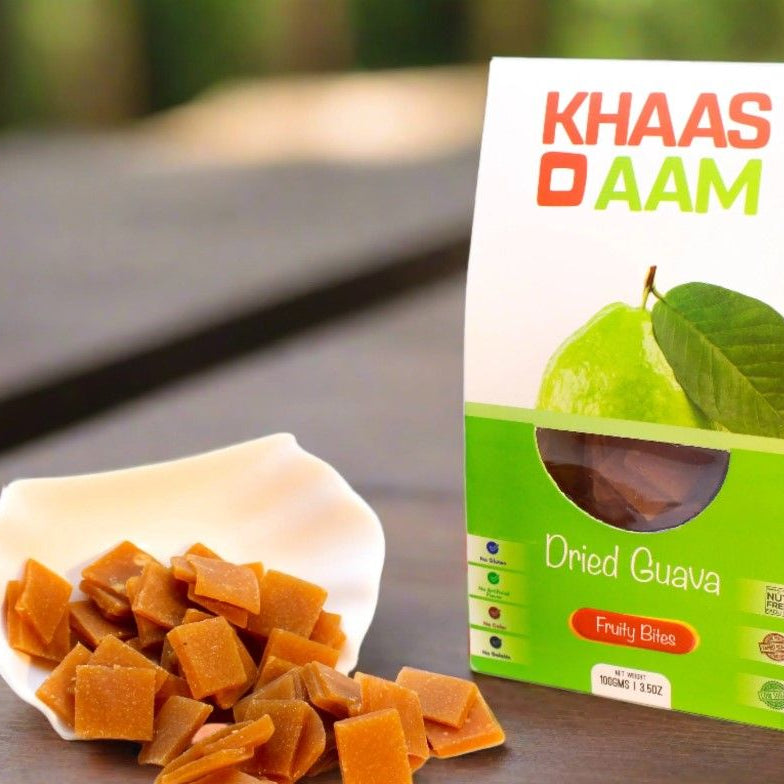 Khaso Aam Guava 100 Gm With Tester Mango Chuasa 40gm 100% Natural Dried Guawa Fruit Candy | Khaso Am Premium Amrood Fruit Bar, Mango Chusa Candy Toffe - Oshi.pk - Buy & Sell Online