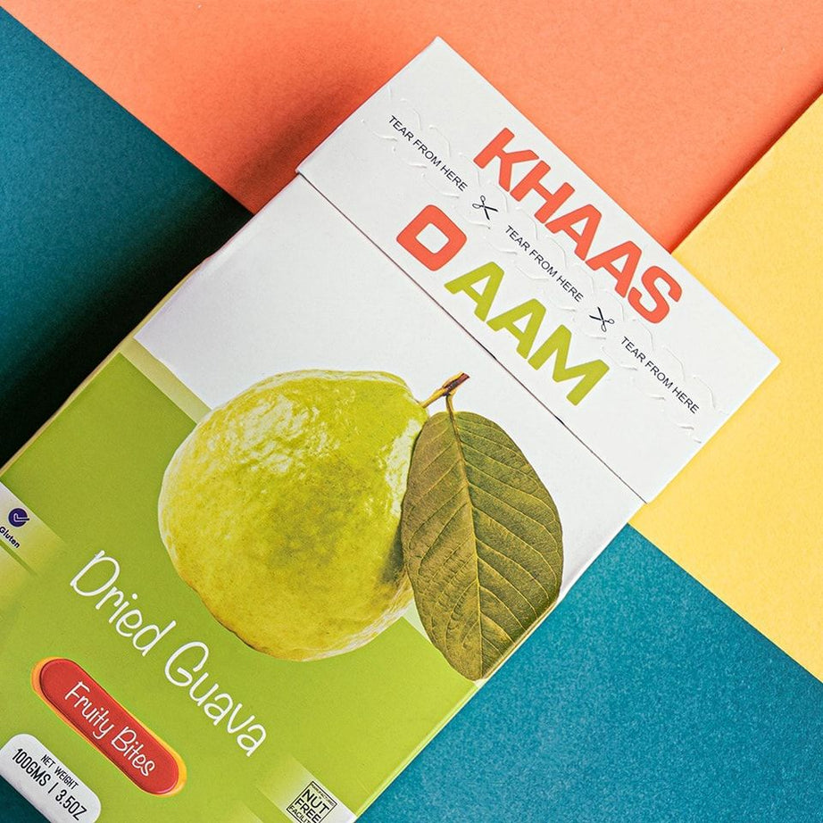 Khaso Aam Guava 100 Gm With Tester Peach 40gm 100% Natural Dried Guawa Fruit Candy | Khaso Am Premium Amrood Fruit Bar, Aaru Candy Toffee Amrud Pulp J - Oshi.pk - Buy & Sell Online
