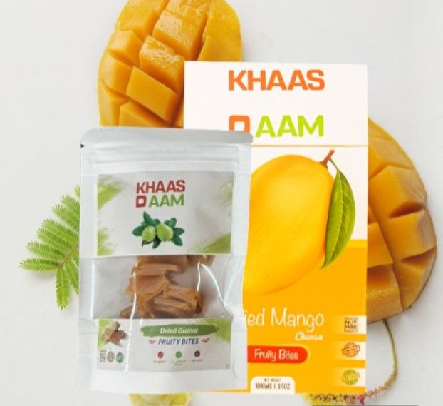 Khaso Aam Mango 100 Gm With 40gm Guava Tester 100% Natural Dried Mango Fruit Candy | Khaso Am Premium Amrood Fruit Bar, Aam Papad Candy Toffee Guawa - Oshi.pk - Buy & Sell Online