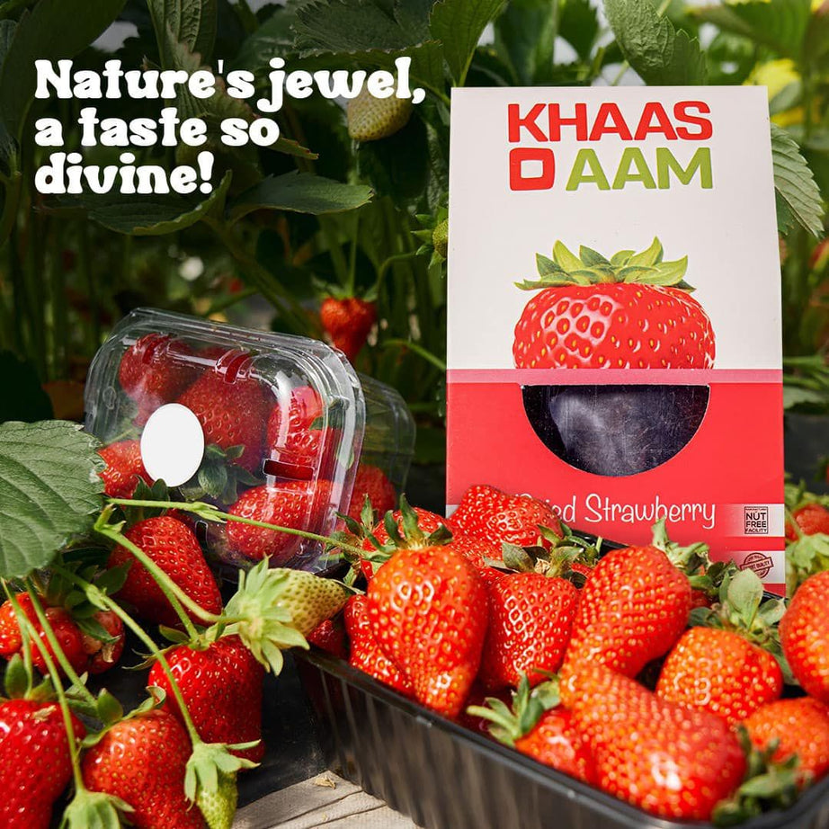 Khaso Aam Strawberry 100 Gm With Tester Guava 40gm 100% Natural Dried Straw berry Fruit Candy | KhasoAam Premium Strawbery Amrood Fruit Bar, Amrod - Oshi.pk - Buy & Sell Online