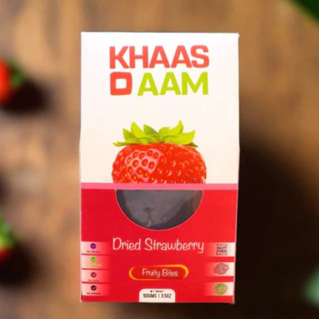 Khaso Aam Strawberry 100 Gm With Tester Guava 40gm 100% Natural Dried Straw berry Fruit Candy | KhasoAam Premium Strawbery Amrood Fruit Bar, Amrod - Oshi.pk - Buy & Sell Online