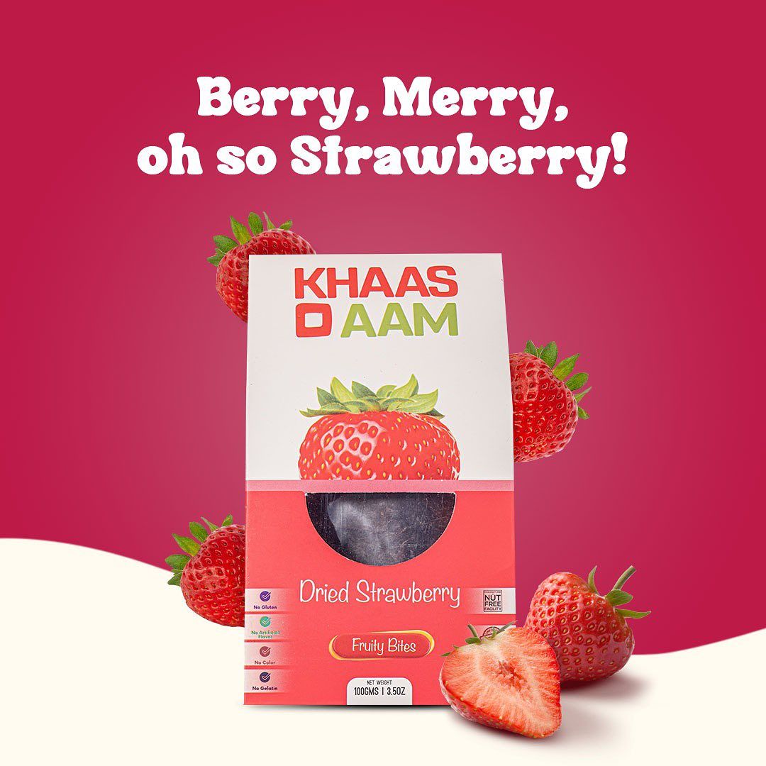 Khaso Aam Strawberry 100 Gm With Tester Mango Chausa 40gm 100% Natural Dried Straw berry Fruit Candy | Khaso Aam Premium Strawbery Fruit Bar, Aam Papa - Oshi.pk - Buy & Sell Online