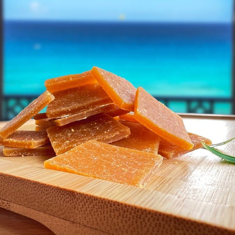 KhasoAam Dried Peach Flavor 80 Gm, 100% Natural Dried Peaches Fruit Candy | Premium Aaru Fruit Bar, Aru Candy Toffee Peach Pulp Jelly Fruit Bites - Oshi.pk - Buy & Sell Online