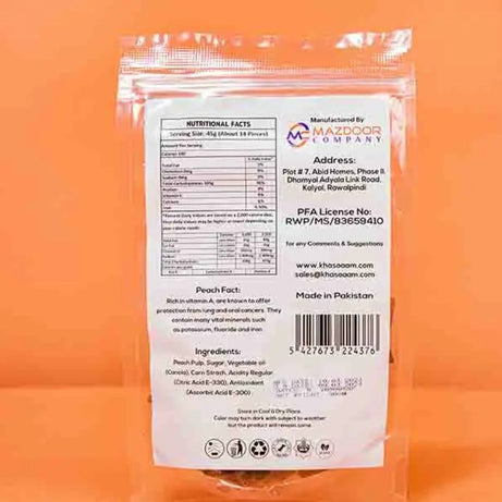 KhasoAam Dried Peach Flavor 80 Gm, 100% Natural Dried Peaches Fruit Candy | Premium Aaru Fruit Bar, Aru Candy Toffee Peach Pulp Jelly Fruit Bites - Oshi.pk - Buy & Sell Online