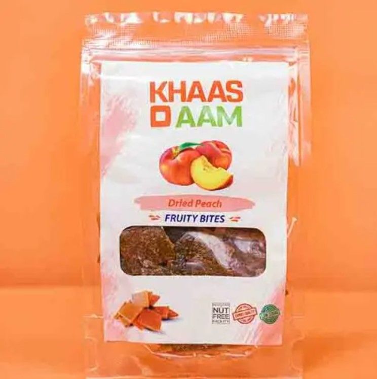 KhasoAam Dried Peach Flavor 40 Gm, 100% Natural Dried Peaches Fruit Candy Khaso Aam Premium Aaru Fruit Bar, Aru Peach Pulp Jelly Fruit Bites - Oshi.pk - Buy & Sell Online