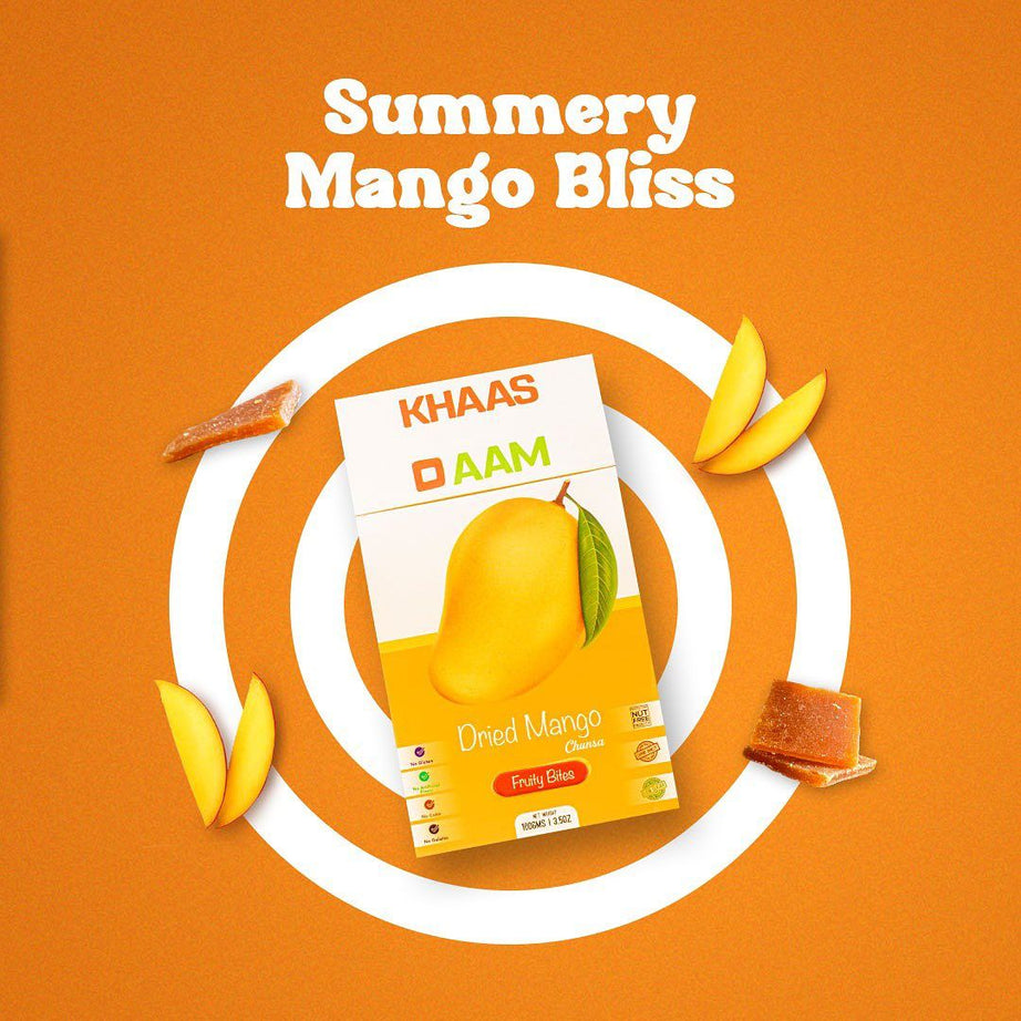 KhasoAam Mango Langra Flavor 80 Gm, 100% Natural Dried Mango Fruit Candy | Khaso Aam Premium Mango Fruit Bar, Aam Papad Mango Candy Toffee Mango Pulp - Oshi.pk - Buy & Sell Online