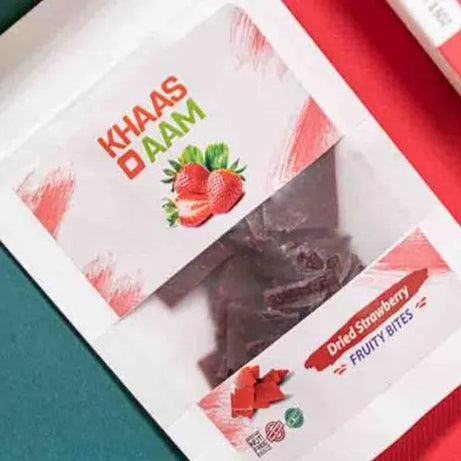 KhasoAam Strawberry Flavor 40 Gm, 100% Natural Dried Straw berry Fruit Candy | Khaso Aam Premium Strawbery Fruit Bar, Strawberry Candy Strawberry Pulp - Oshi.pk - Buy & Sell Online