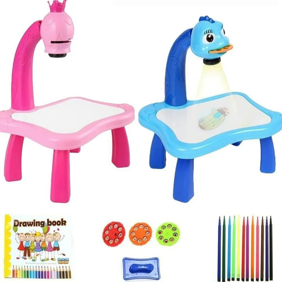 Kids Drawing Projector, Trace And Draw Projector Toy Drawing Board Tracing Desk Learn To Draw Sketch Machine Art Tracing Projector - Oshi.pk - Buy & Sell Online