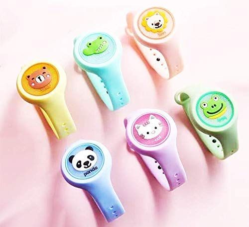 Kids Mosquito Repellent Watch With Led Lights, Lightweight Natural Mosquito Repellent Bracelet - Oshi.pk - Buy & Sell Online