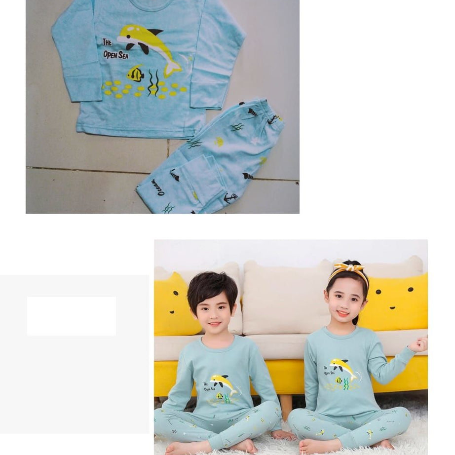 Kids Printed Tshirt and Short Night Dress - Oshi.pk - Buy & Sell Online