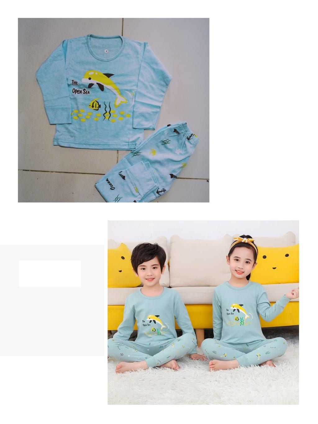 Kids Printed Tshirt and Short Night Dress - Oshi.pk - Buy & Sell Online