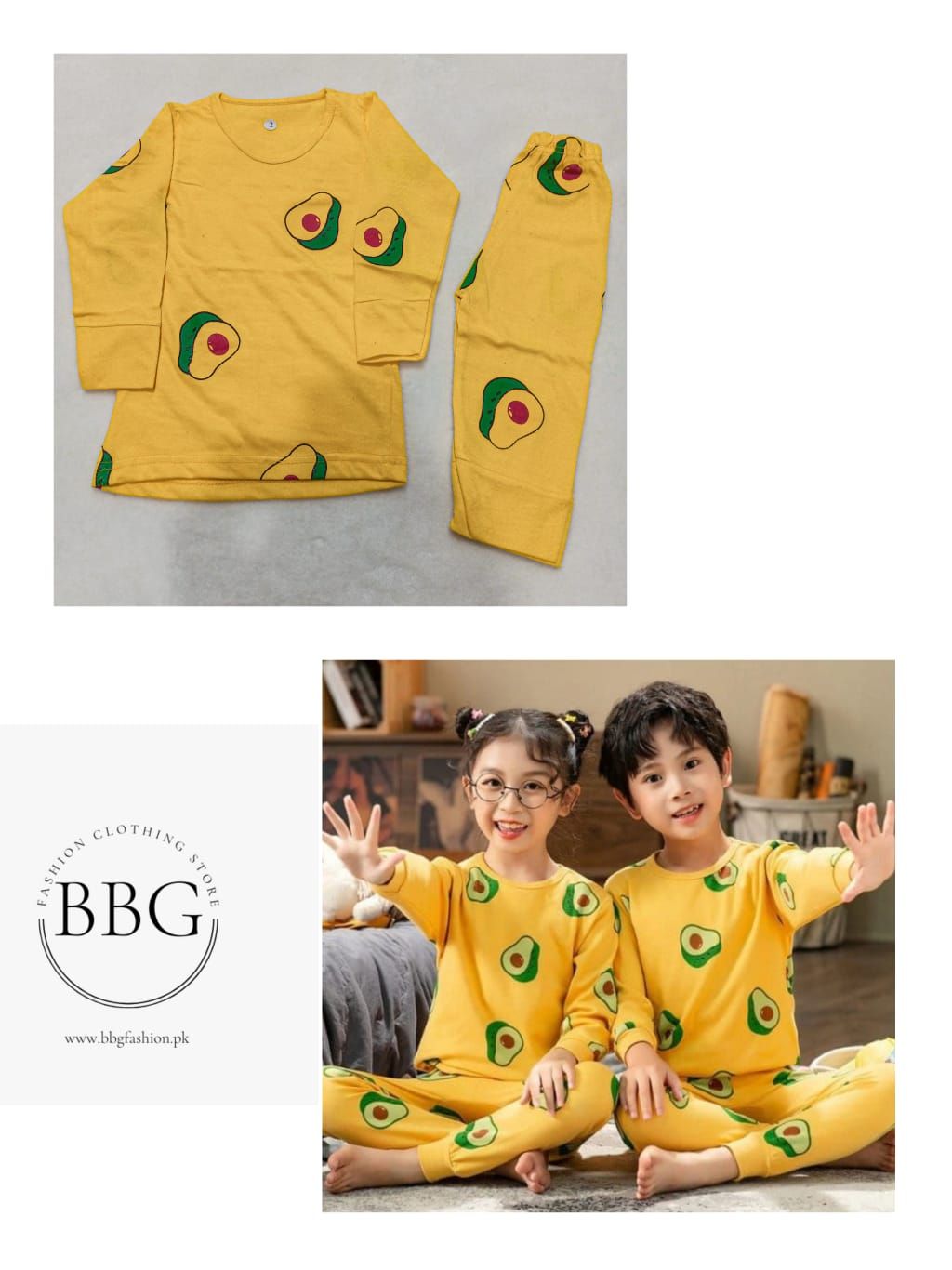 Kids Printed Tshirt Trouser Night Dress - Oshi.pk - Buy & Sell Online