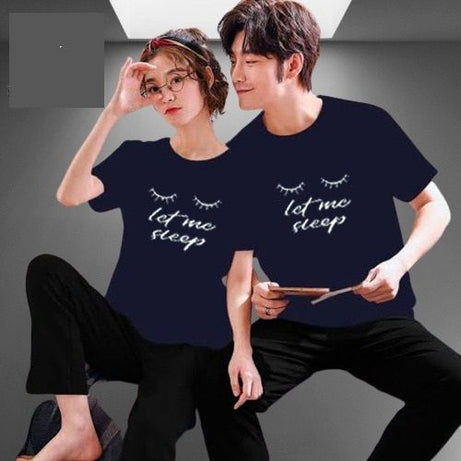 Let Me Sleep Printed Couple Night Dress ( 2 Suit ) - Oshi.pk - Buy & Sell Online