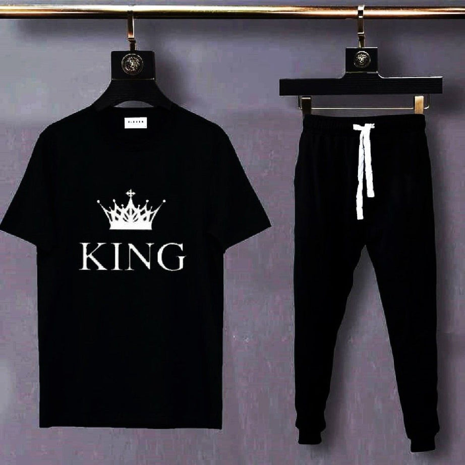 KING Summers Printed Best Quality Fashion Half Sleeves T Shirt And Trouser For Men - Oshi.pk - Buy & Sell Online