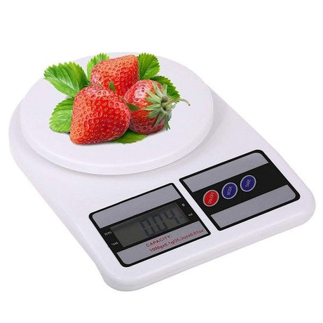 Kitchen Digital Weighing Scale Multipurpose (White, 10 Kg) - Oshi.pk - Buy & Sell Online