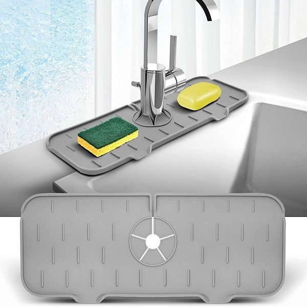 Kitchen Faucet Sink Splash Guard Silicone Sink Faucet Pad Sink Mat