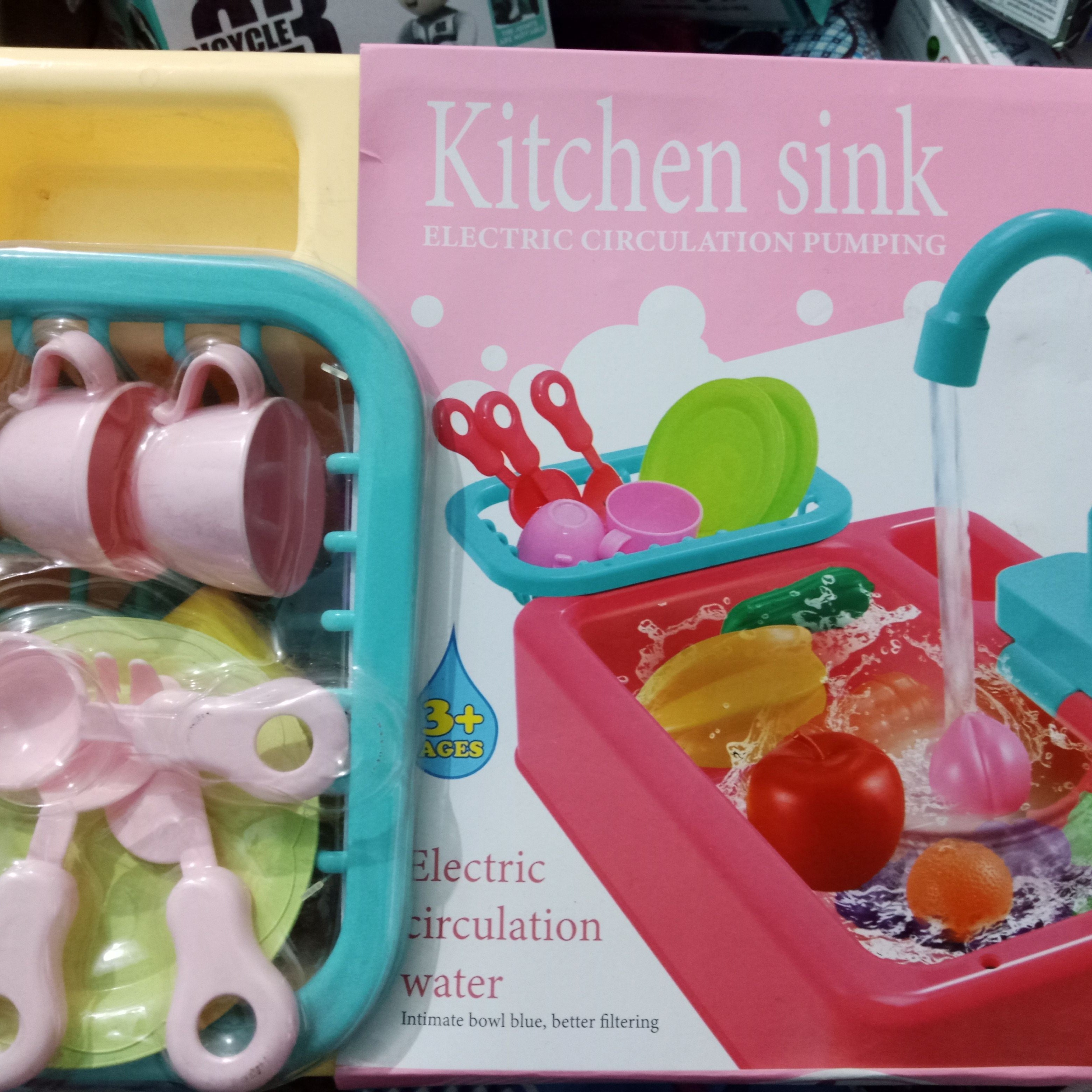 Kitchen Sink Toy - Electric Circulation Pumping-Battery Operated - Oshi.pk - Buy & Sell Online