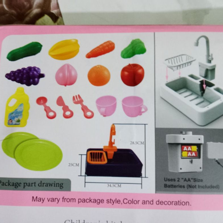 Kitchen Sink Toy - Electric Circulation Pumping-Battery Operated - Oshi.pk - Buy & Sell Online