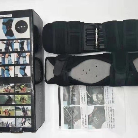 Knee Booster Joint Support Knee Pads Knee Patella Strap Power Lift Spring Force Knee Protection Powerful Support Power-lift Joint Old Cold Leg Knee Ba - Oshi.pk - Buy & Sell Online