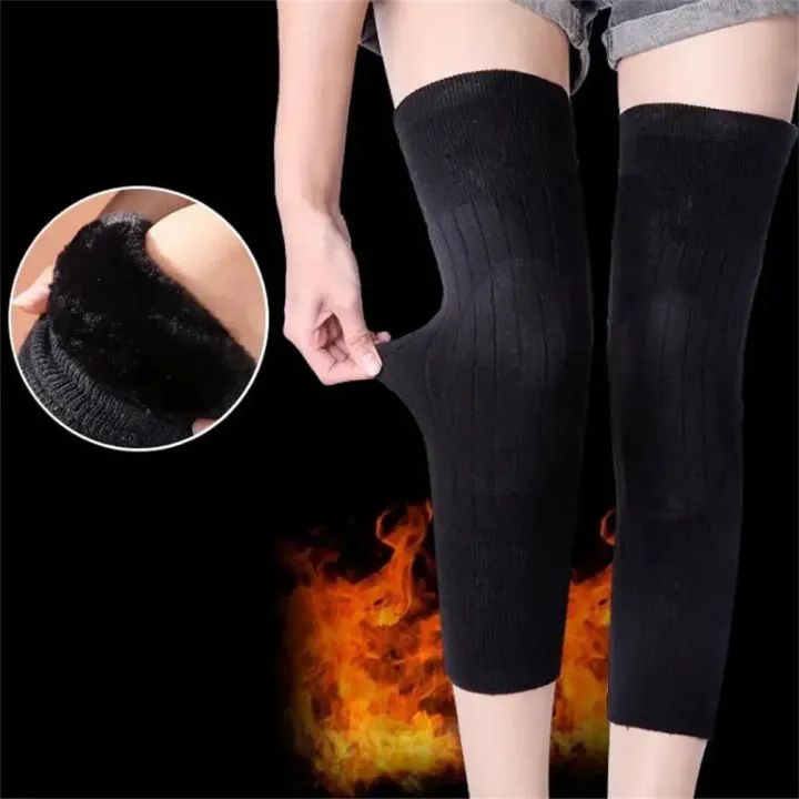 Knee Sock Winter Women Men Outdoor Sport Compression Warm Leggings - Oshi.pk - Buy & Sell Online