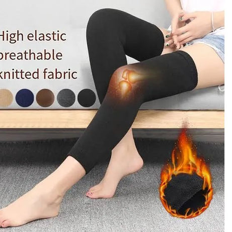 Knee Sock Winter Women Men Outdoor Sport Compression Warm Leggings - Oshi.pk - Buy & Sell Online