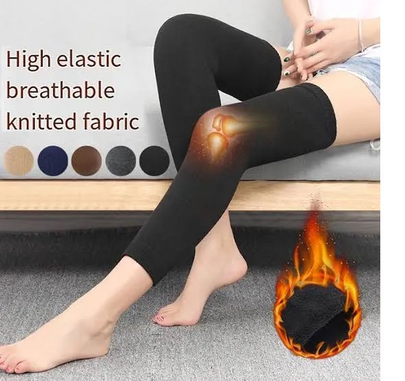 Knee Sock Winter Women Men Outdoor Sport Compression Warm Leggings - Oshi.pk - Buy & Sell Online