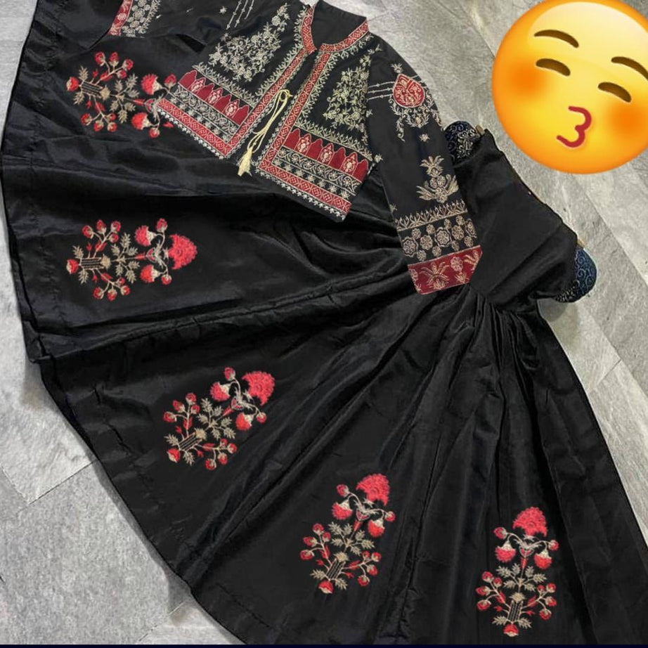 Koti Style Long Maxi Separate Koti 2PCS Embroidery+Handwork - Oshi.pk - Buy & Sell Online