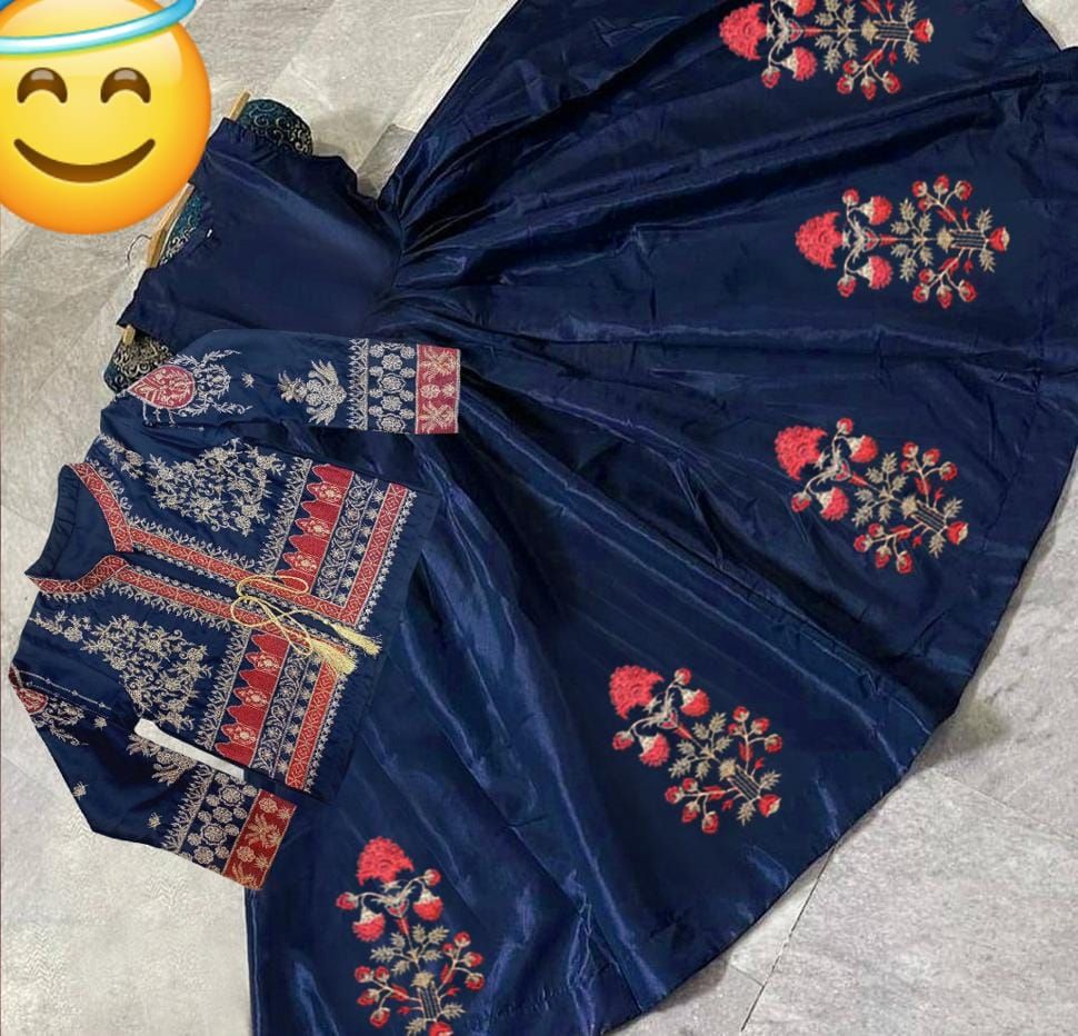 Koti Style Long Maxi Separate Koti 2PCS Embroidery+Handwork - Oshi.pk - Buy & Sell Online