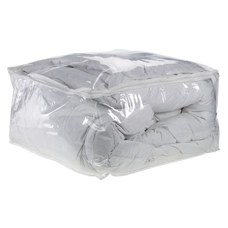 Large Blanket Cover Bag / Transparent PVC Plastic Clear Under Bed Bags Clothes Packaging Bag Environmental Protection Quilt PVC Clothing Storage Bag - Oshi.pk - Buy & Sell Online