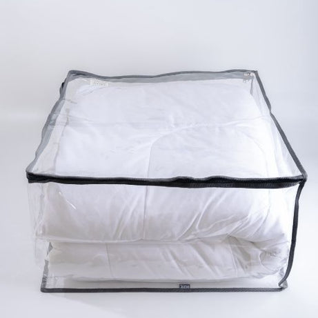 Large Blanket Cover Bag / Transparent PVC Plastic Clear Under Bed Bags Clothes Packaging Bag Environmental Protection Quilt PVC Clothing Storage Bag - Oshi.pk - Buy & Sell Online