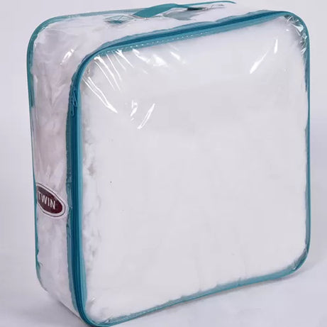 Large Blanket Cover Bag / Transparent PVC Plastic Clear Under Bed Bags Clothes Packaging Bag Environmental Protection Quilt PVC Clothing Storage Bag - Oshi.pk - Buy & Sell Online