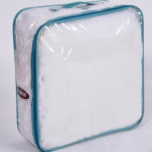 Large Blanket Cover Bag / Transparent PVC Plastic Clear Under Bed Bags Clothes Packaging Bag Environmental Protection Quilt PVC Clothing Storage Bag - Oshi.pk - Buy & Sell Online