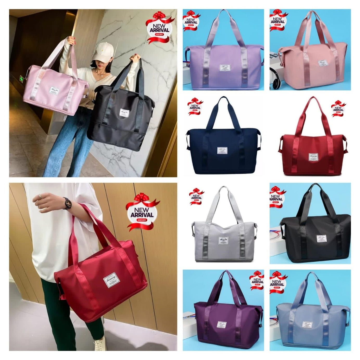 Large Capacity Folding Pillow Travel Bag - Oshi.pk - Buy & Sell Online