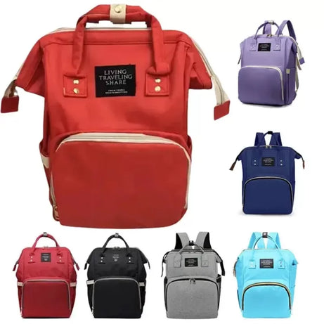 Large Capacity Mummy Bag Maternity Nappy Bag Diaper Bag Baby Care Backpack - Oshi.pk - Buy & Sell Online