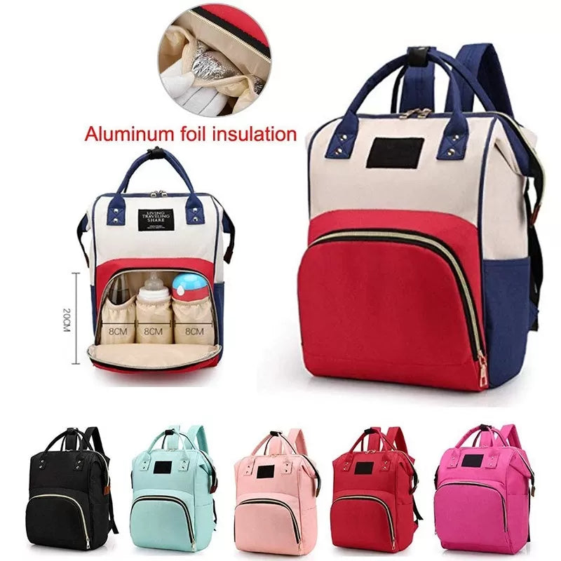 Large Capacity Mummy Bag Maternity Nappy Bag Diaper Bag Baby Care Backpack - Oshi.pk - Buy & Sell Online