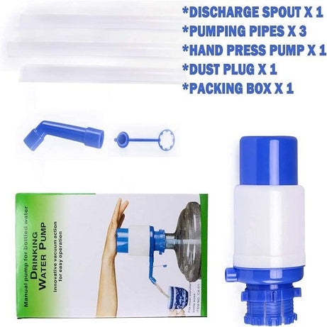 Large Manual Hand Pressure Drinking Water Pump Portable Universal 2-5 Gallon - Oshi.pk - Buy & Sell Online