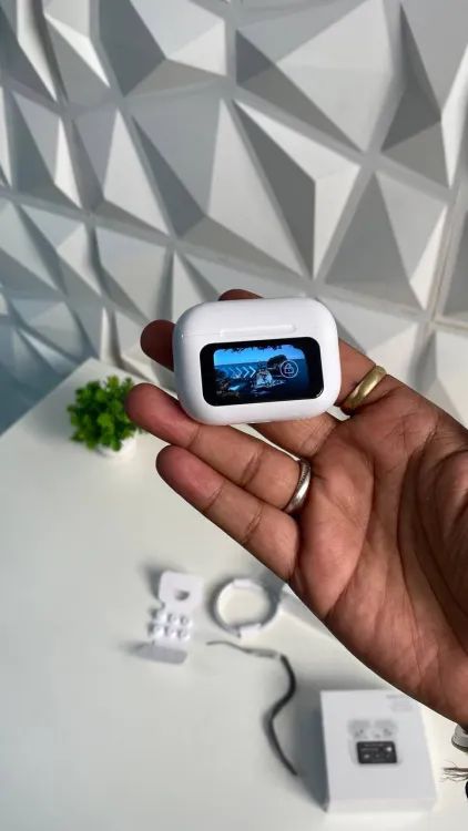 Latest Airpods pro 2 with LCD touchscreen display bluetooth 5.3 for ios and android - Oshi.pk - Buy & Sell Online