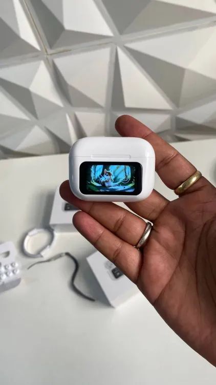 Latest Airpods pro 2 with LCD touchscreen display bluetooth 5.3 for ios and android - Oshi.pk - Buy & Sell Online