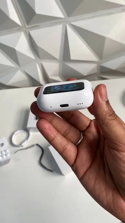Latest Airpods pro 2 with LCD touchscreen display bluetooth 5.3 for ios and android - Oshi.pk - Buy & Sell Online