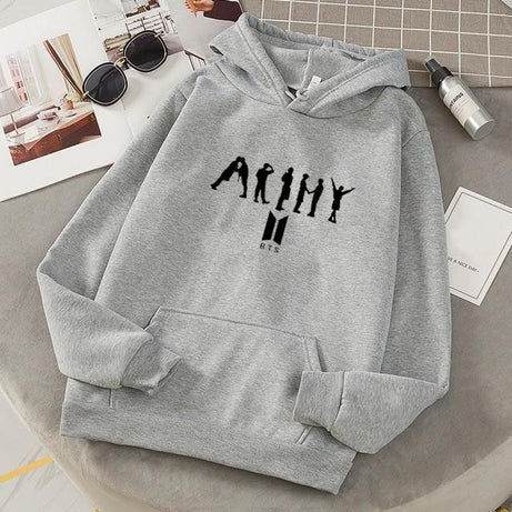 Latest Fashion New Trendy Stylish BTS Army Printed Hood Fleece Hoodie - Oshi.pk - Buy & Sell Online