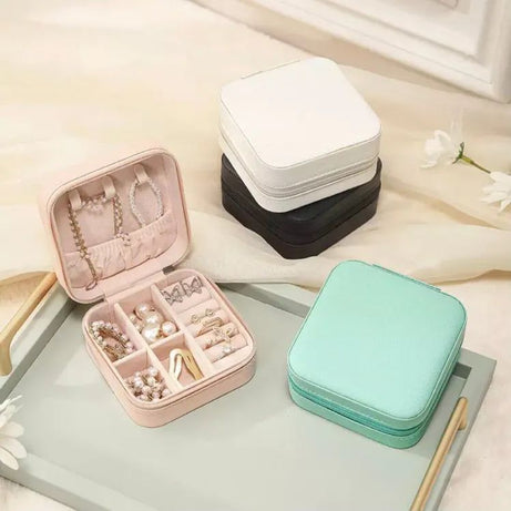 Latest Jewelry Organizer Box For Travelling Leather Box Hair Accessories - Oshi.pk - Buy & Sell Online