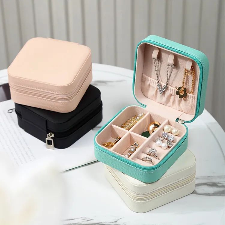 Latest Jewelry Organizer Box For Travelling Leather Box Hair Accessories - Oshi.pk - Buy & Sell Online