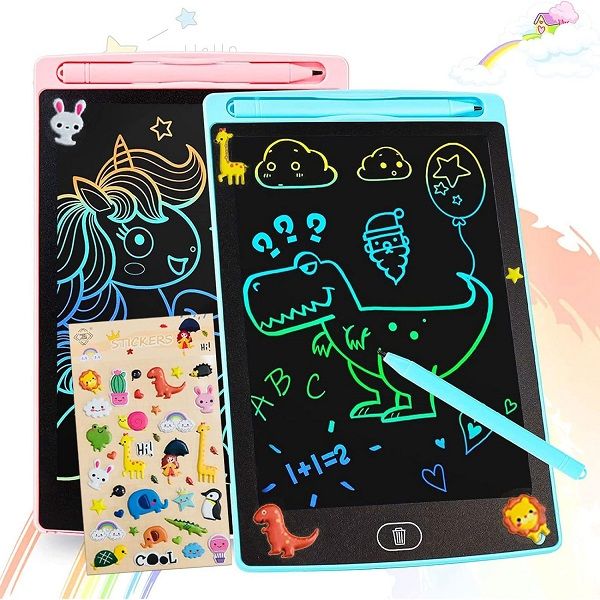LCD Writing Tablet for Kids 8.5 inch Colorful Screen Drawing Doodle Pad - Oshi.pk - Buy & Sell Online